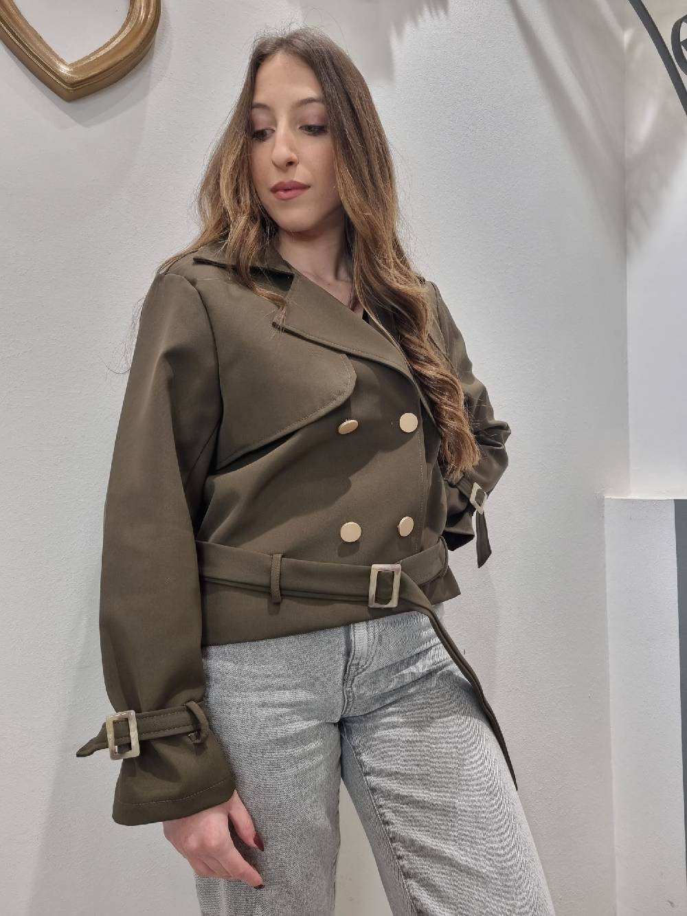 Le Chicche Trench Crop Saldi