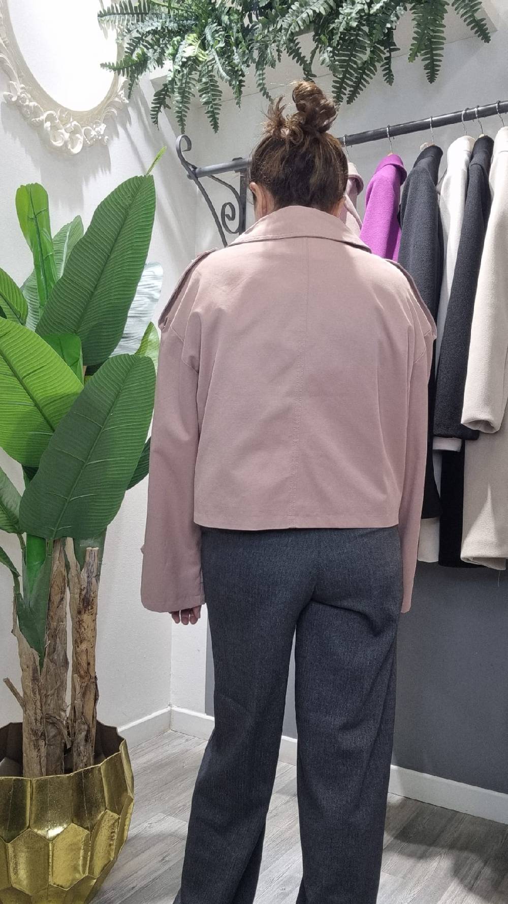 Le Chicche Trench Rosa Vendita Economica