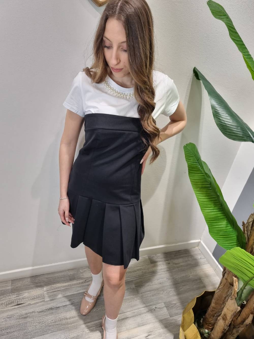 Le Chicche Abito Corto Nero Moda