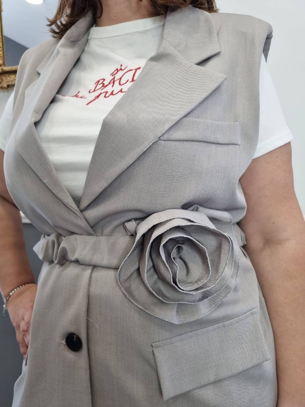 Le Chicche Tailleur Sabbia Curvy In Linea