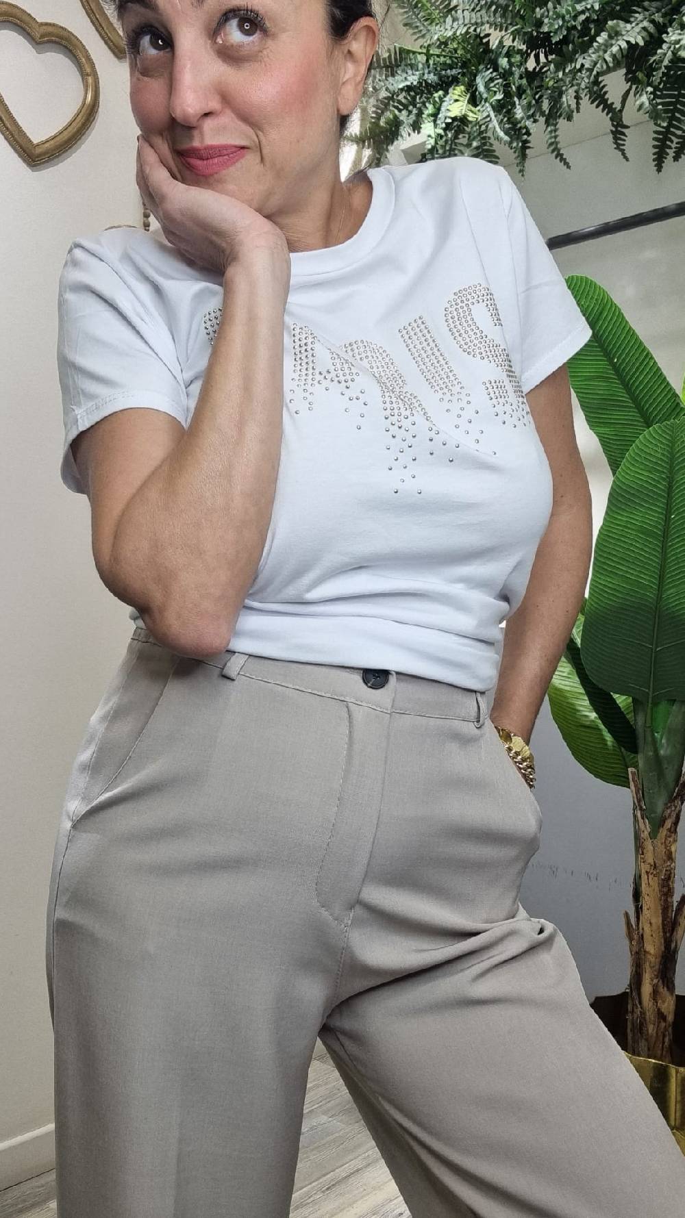 Le Chicche Tailleur Sabbia Pantalone Qualità