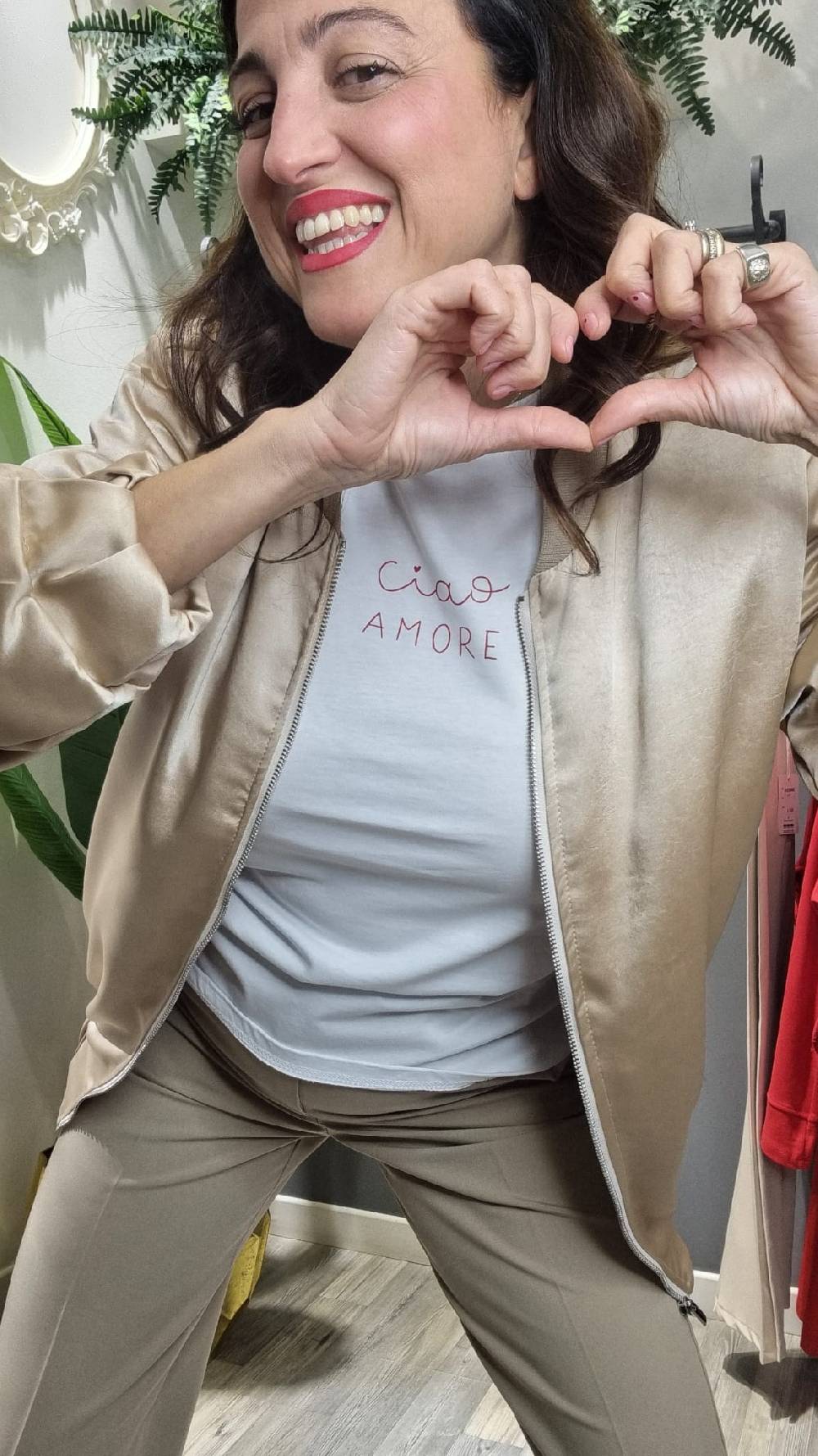 Le Chicche Bomber Rosa Satinato Consegna Veloce