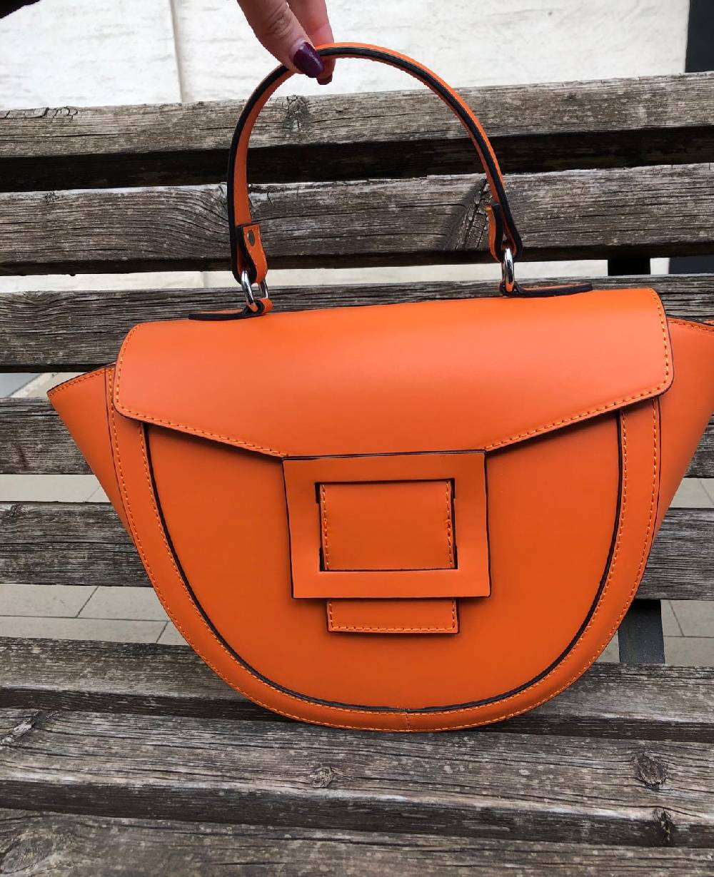 Le Chicche Borsa Mezza Luna Pelle Prezzo Ridotto