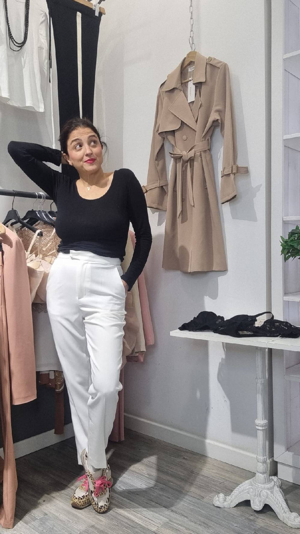 Le Chicche Tailleur Bianco Giacca Economico