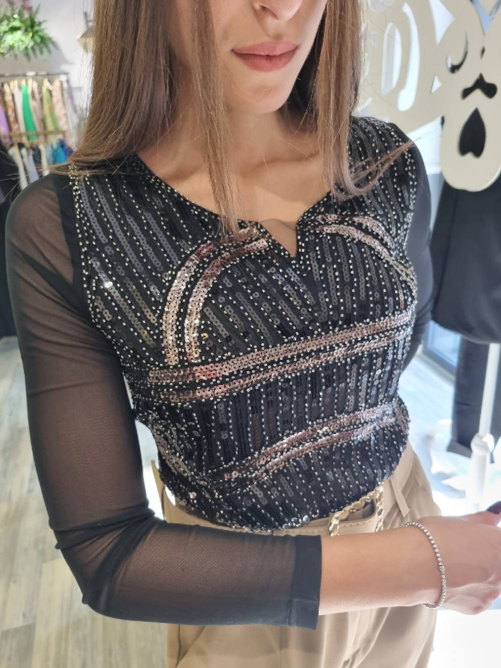 Le Chicche Body paillettes 2025