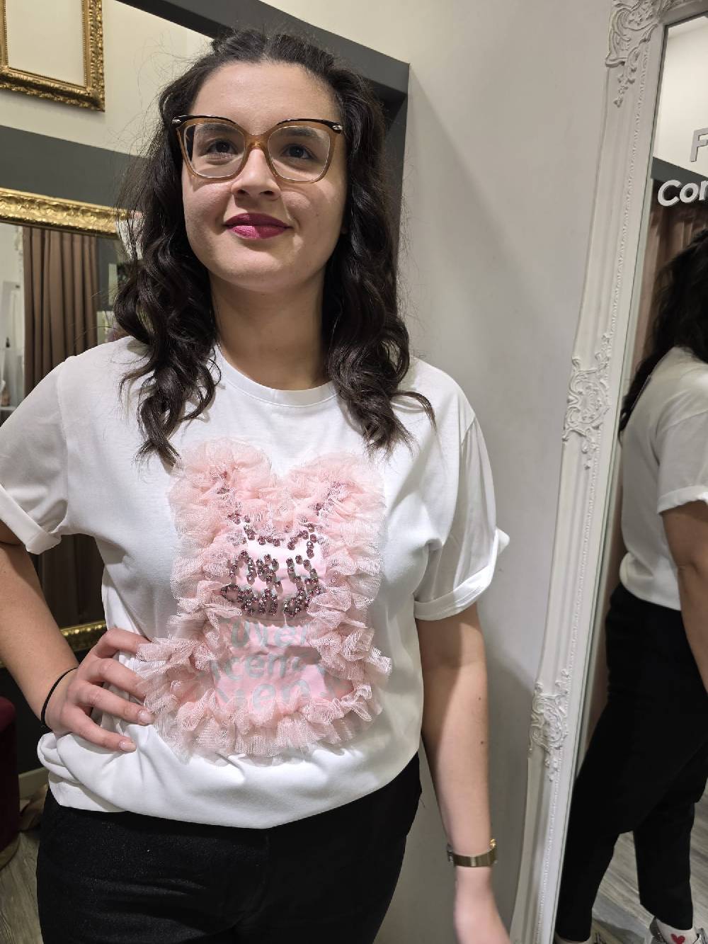 Le Chicche T-shirt Orso Rosa Online