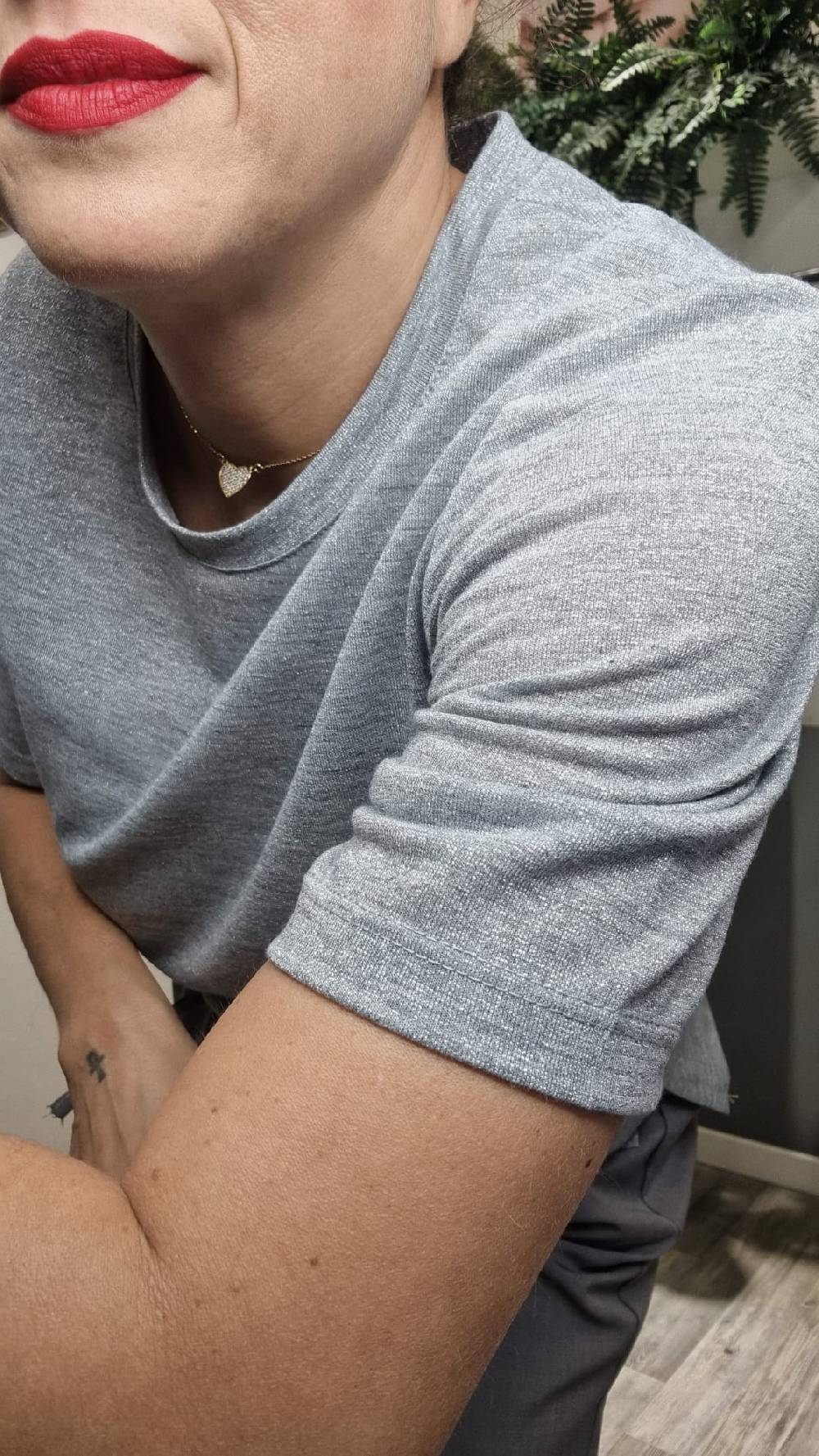 Le Chicche T-shirt Lurex 951 In Linea
