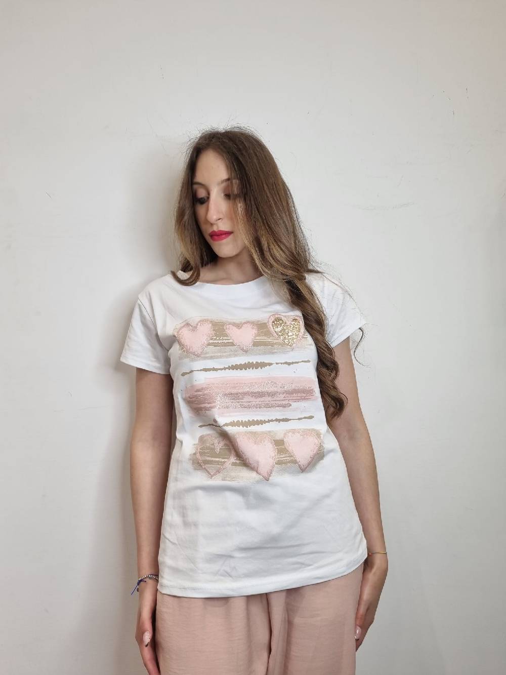 Le Chicche T-shirt Cuori 988 Negozi Online