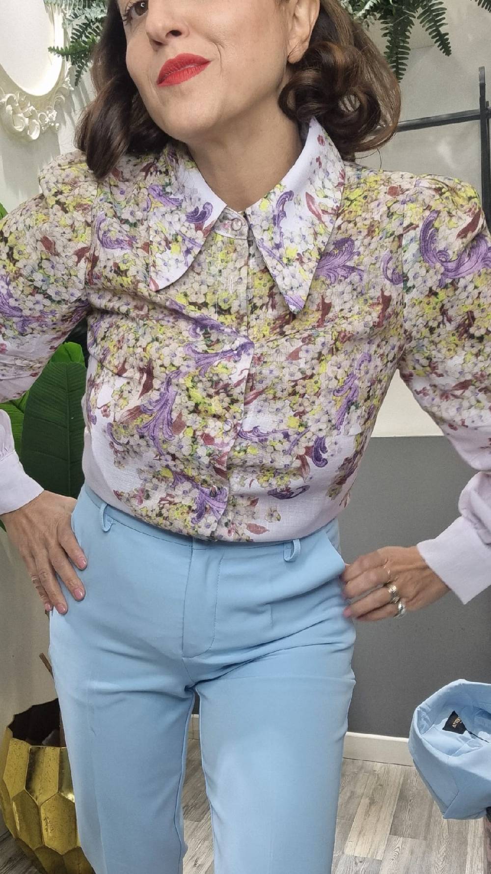 Le Chicche Camicia Flowers Hotsell