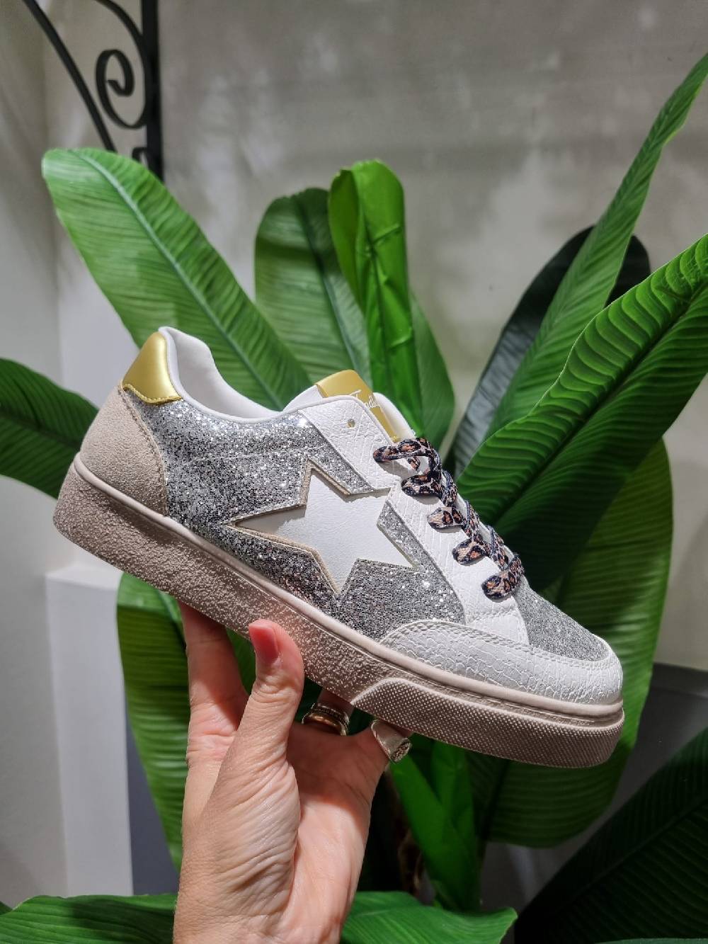 Le Chicche Sneakers Stella Bianca Officina