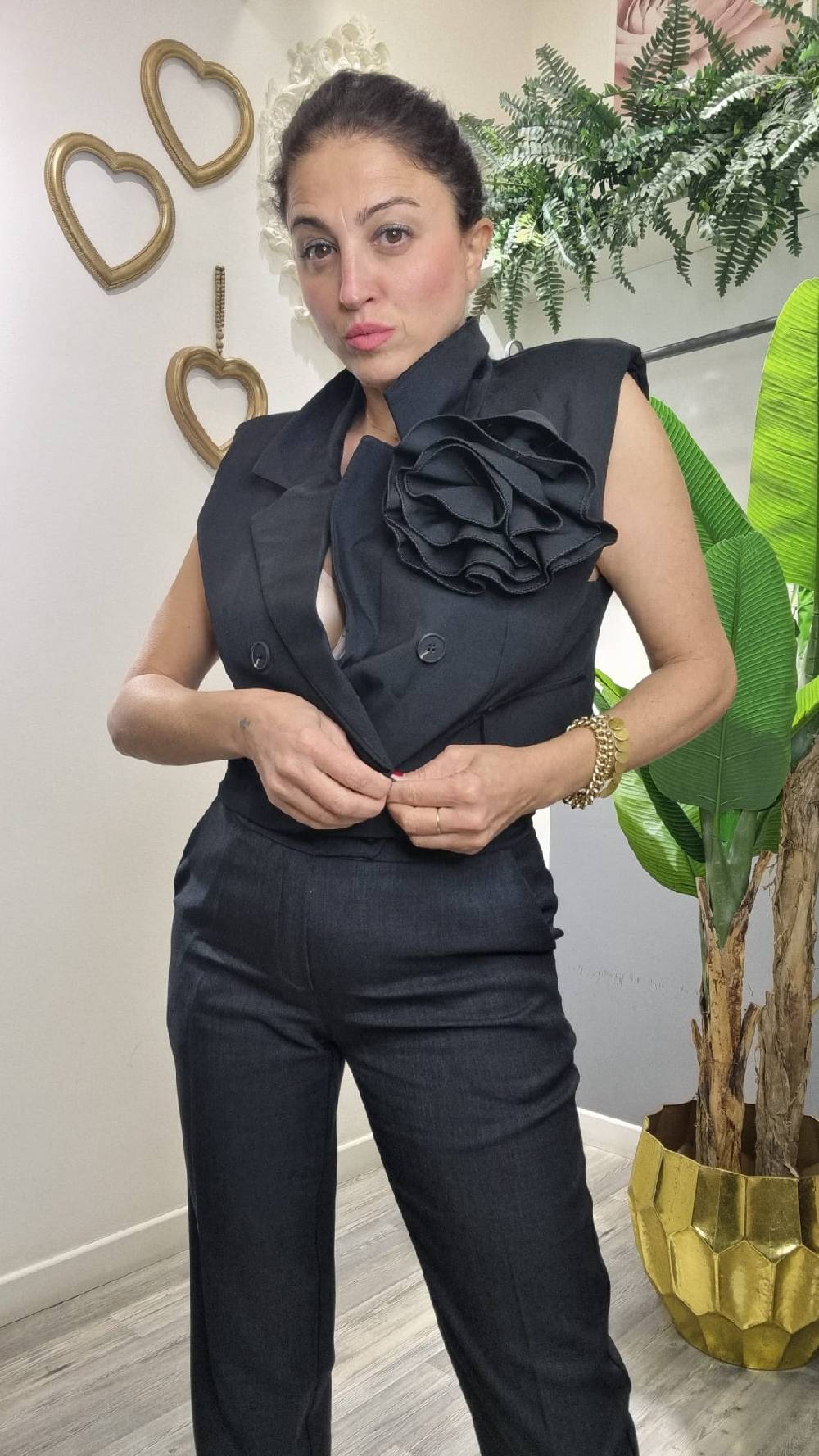 Le Chicche Coordset 981 Gilet Online