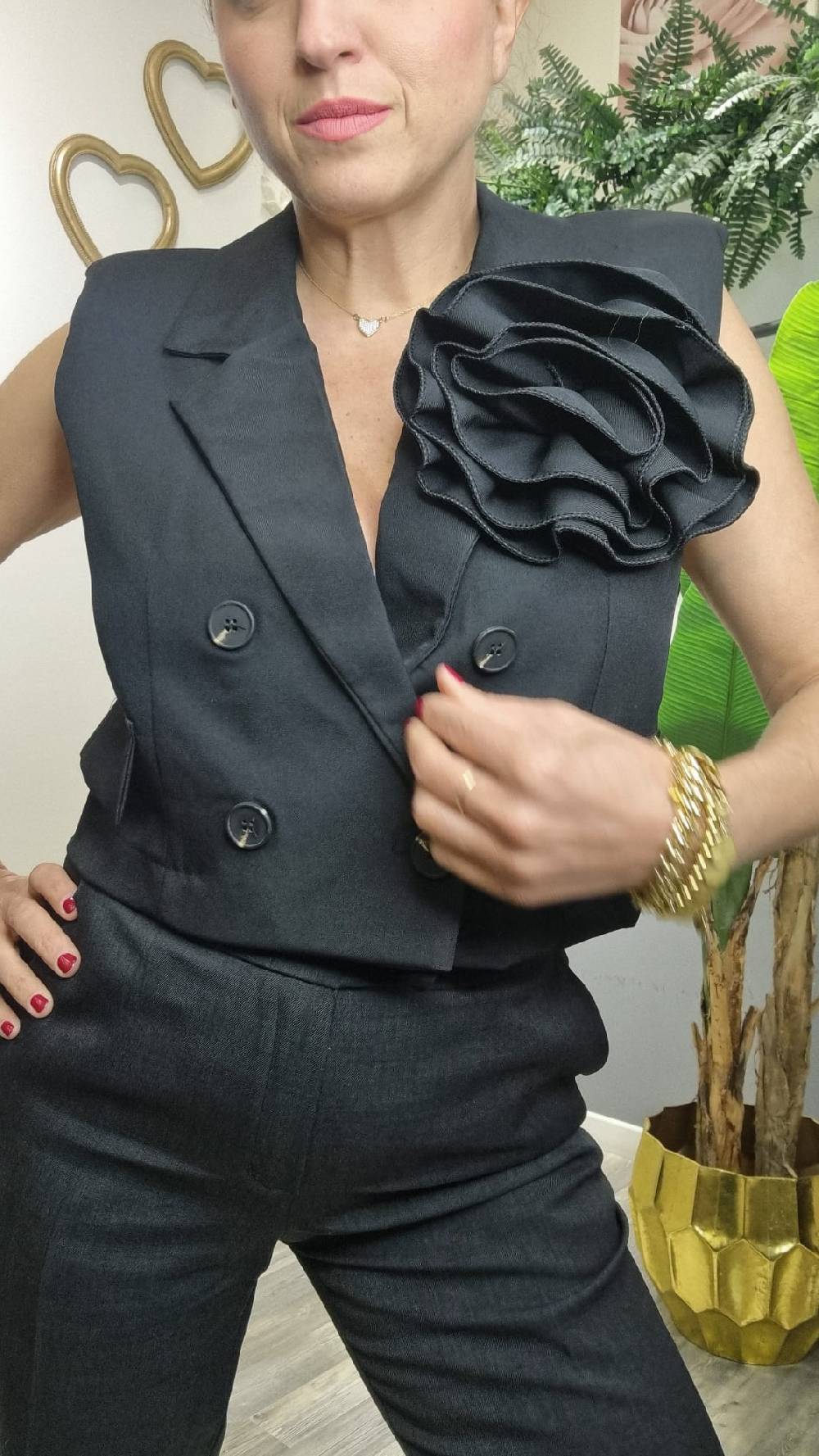 Le Chicche Coordset 981 Gilet Online
