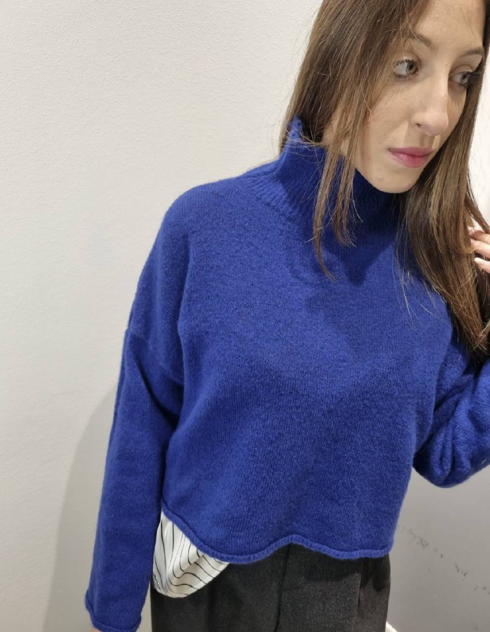 Le Chicche Pull Indaco Offerte