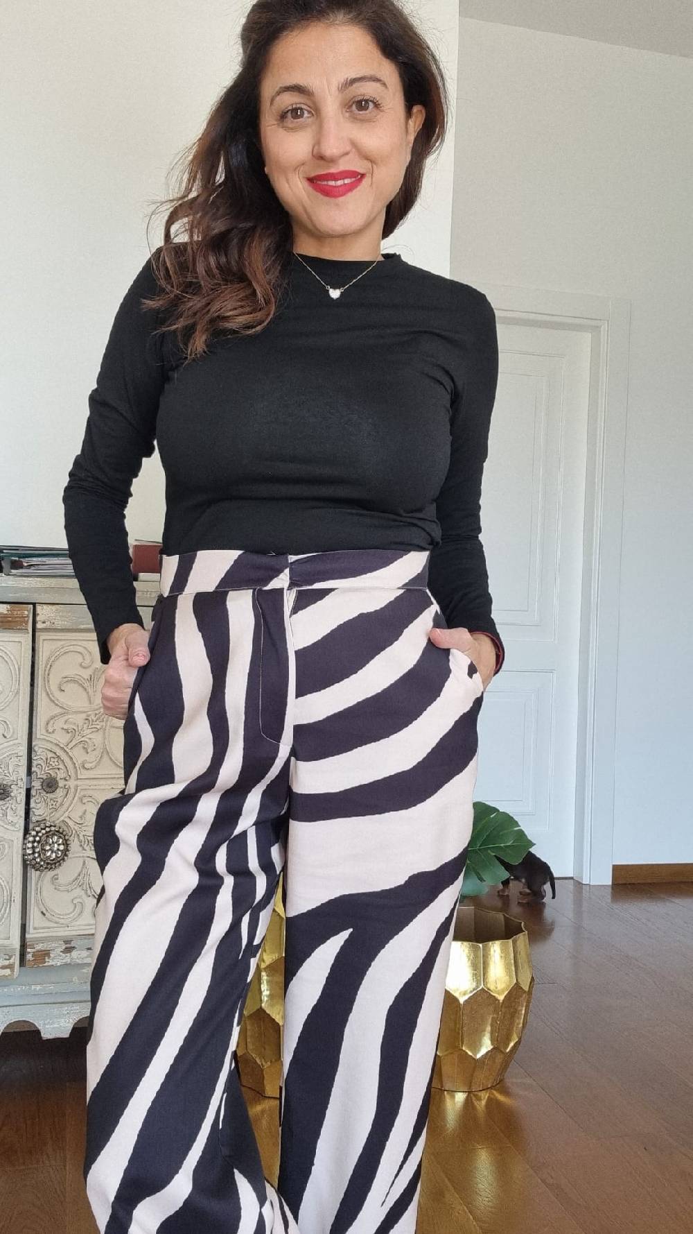 Le Chicche Pantalone Striato Fornitura limitata