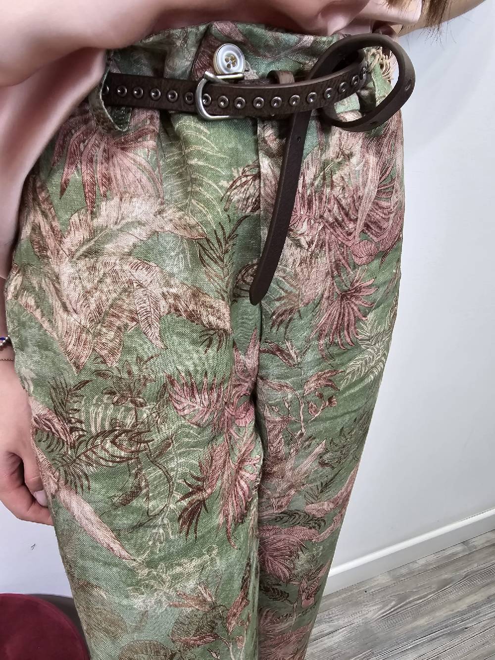Le Chicche Pantalone Lino 951 Esporta salva