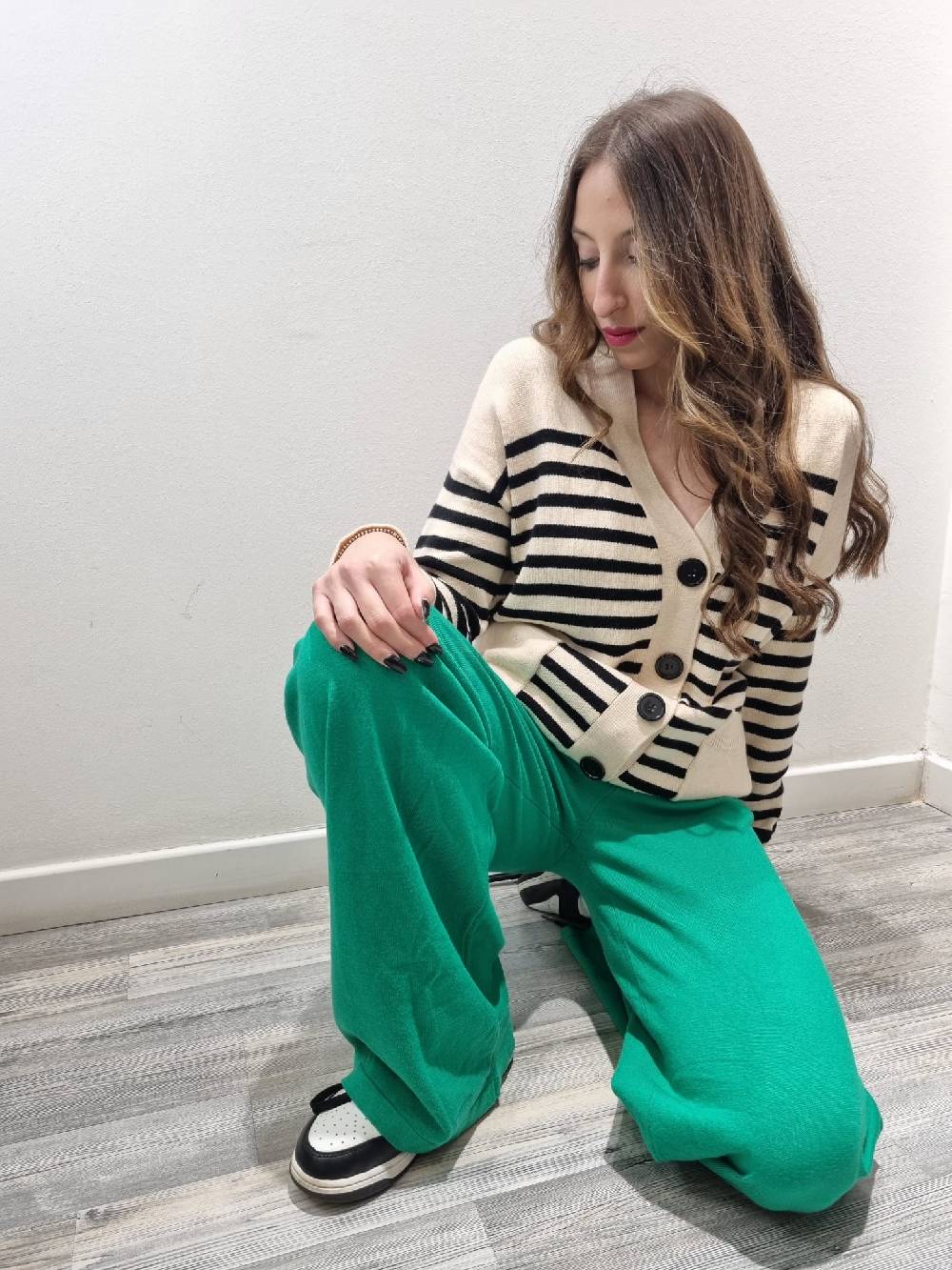 Le Chicche Pantalone Maglina Verde 50% di sconto per tempo limitato