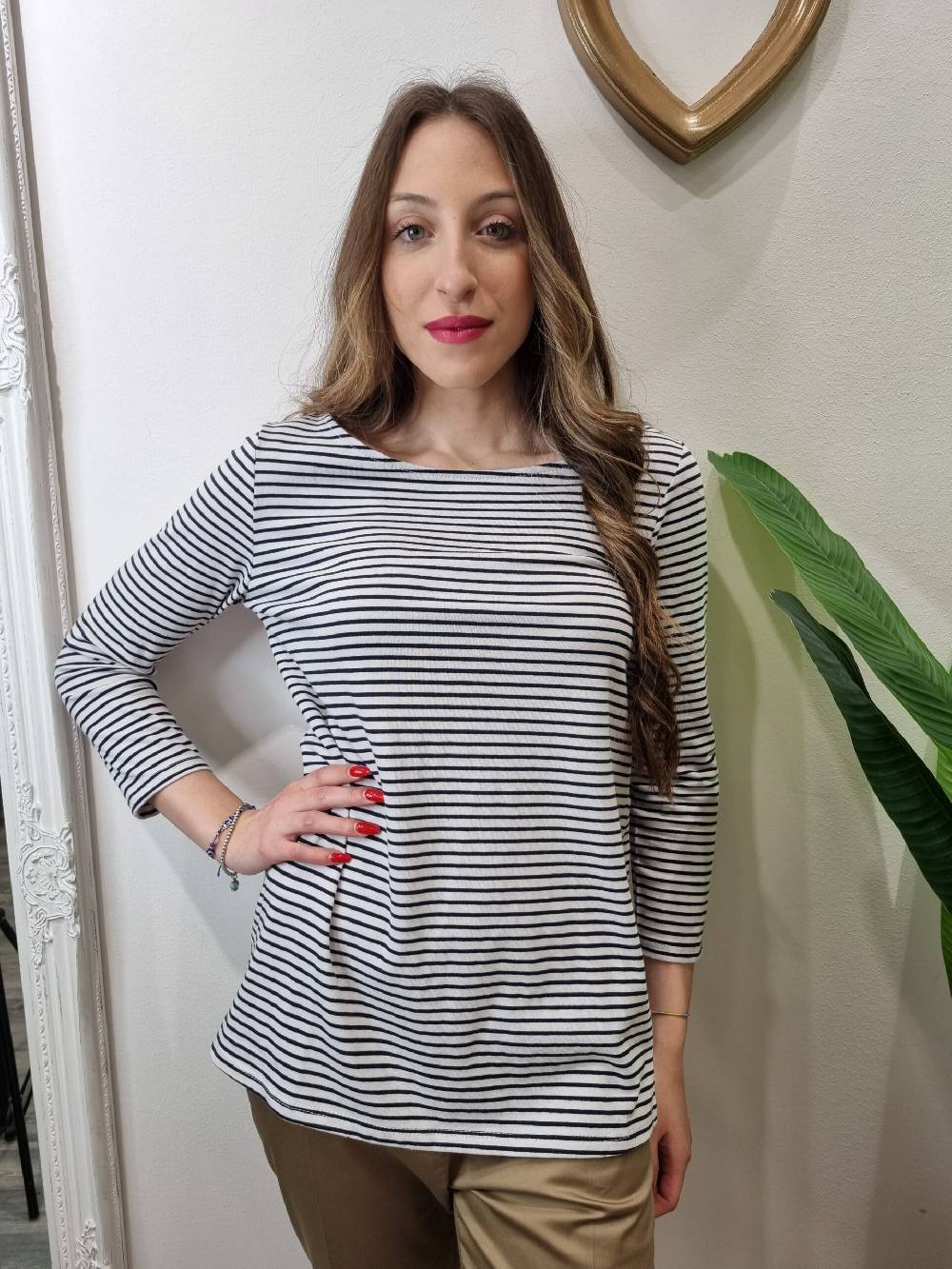 Le Chicche Maglia Basic Righe Sconti VIP