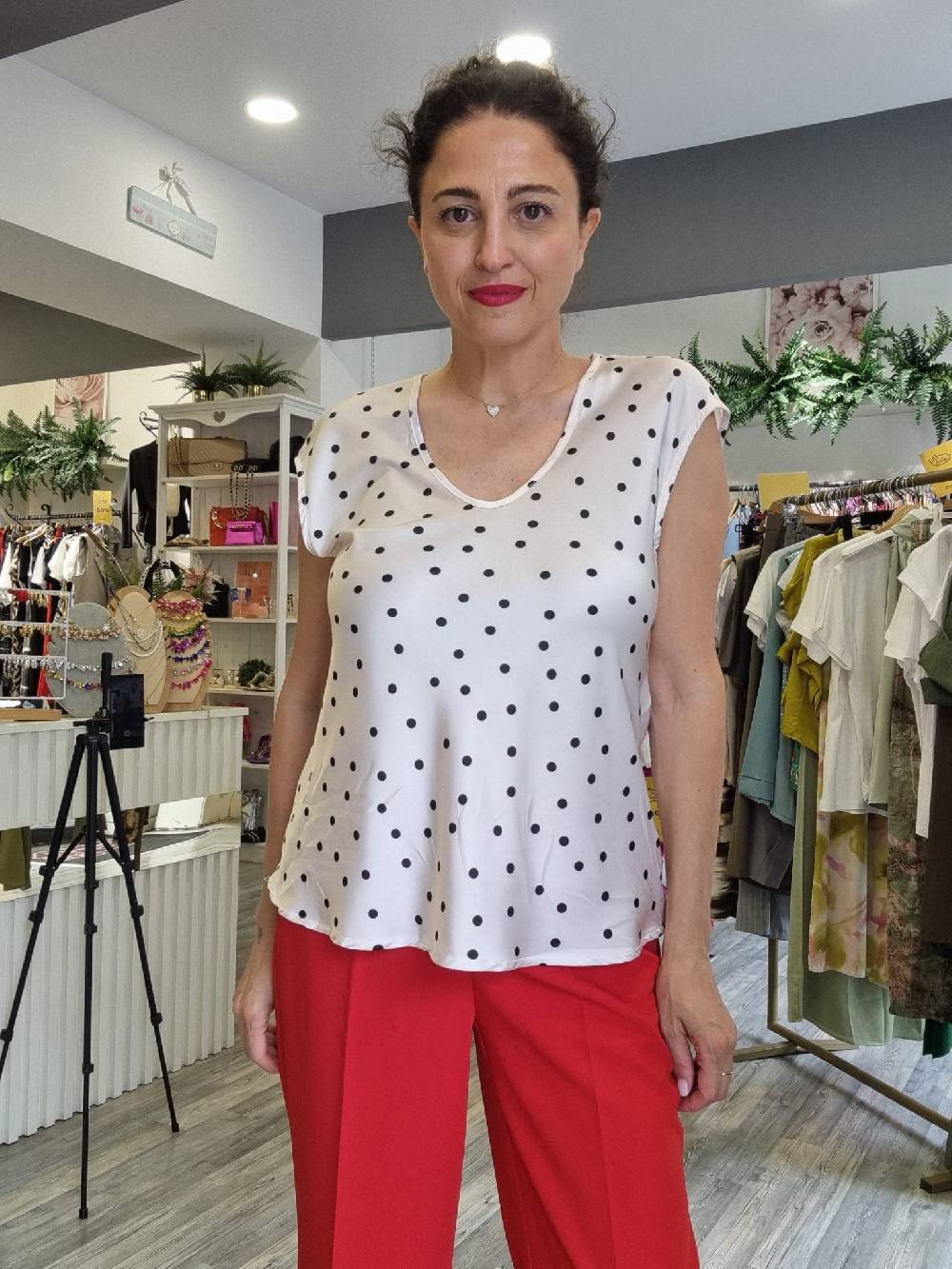 Le Chicche Maglia Pois Fino al 60% di sconto