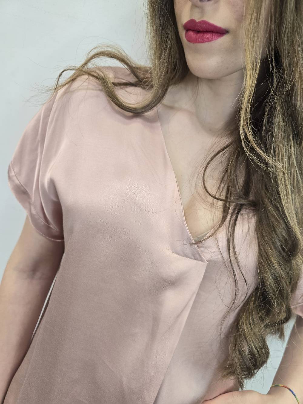 Le Chicche Maglia Scollo V Sostegno trimestrale
