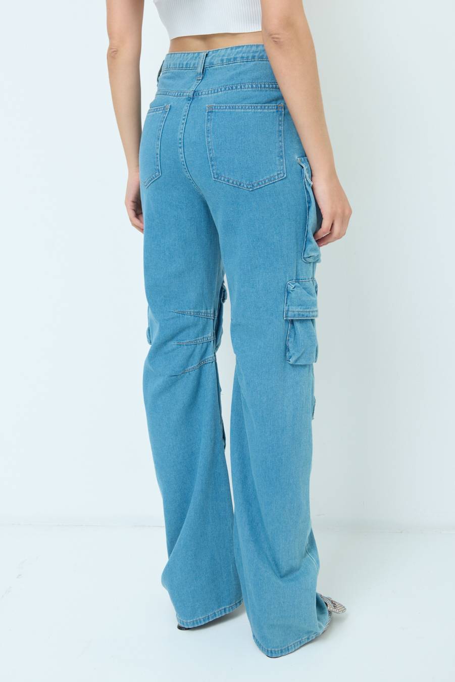 Kikisix JEANS CARGO JEANS Economico