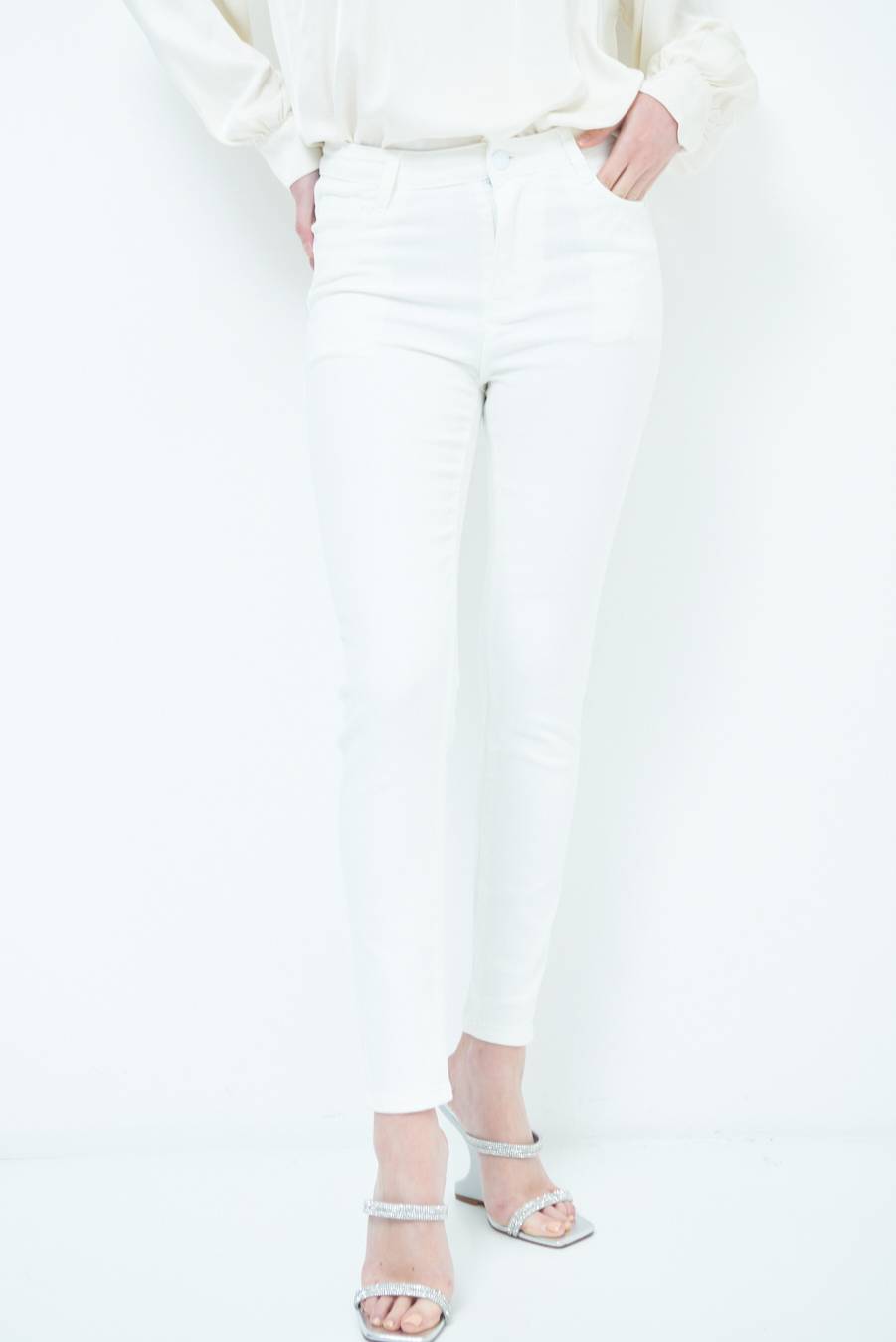 Kikisix JEANS PUSH BIANCO Online