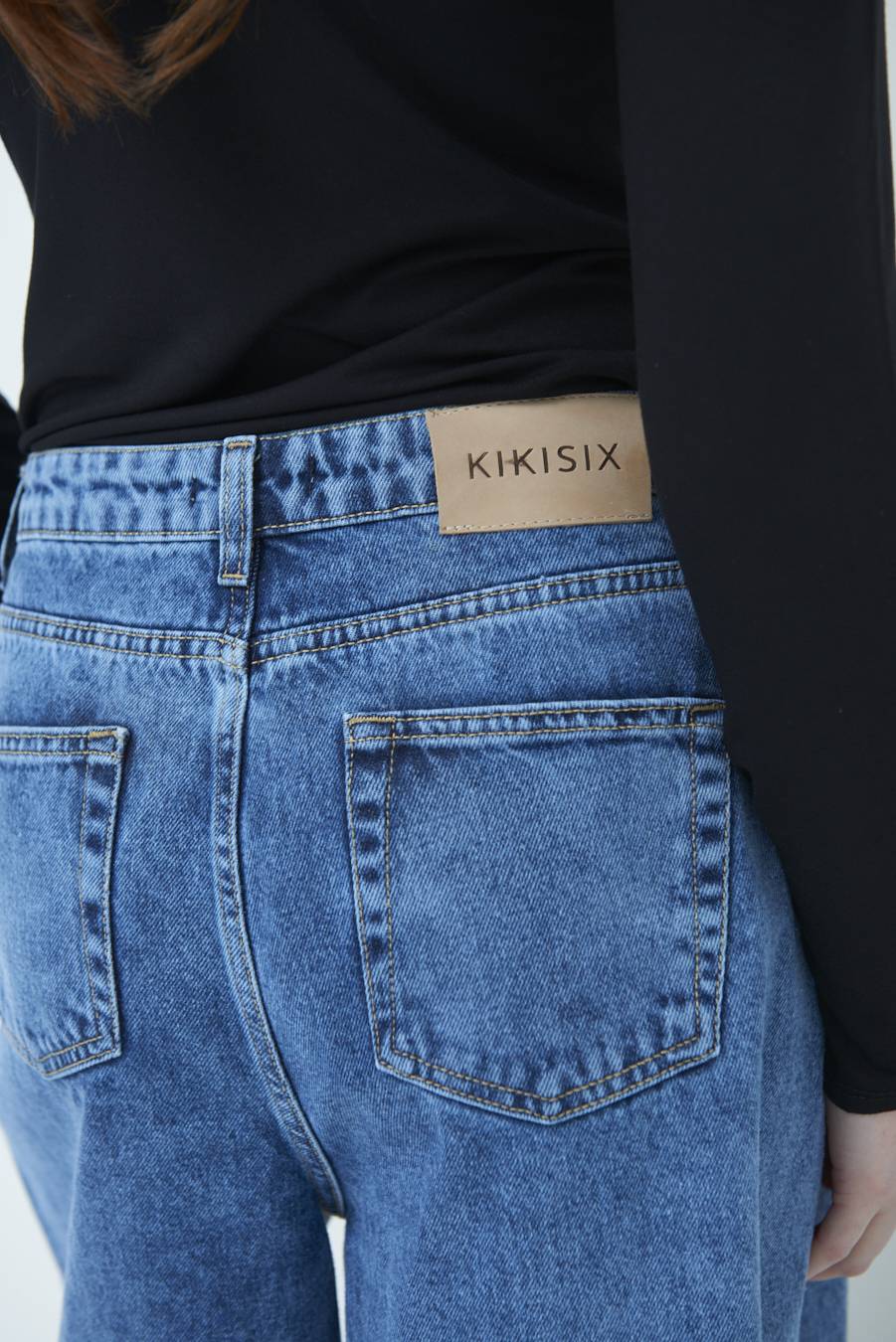 Kikisix PANTAGONNA MARMORIZZATO JEANS Trasporto libero internazionale