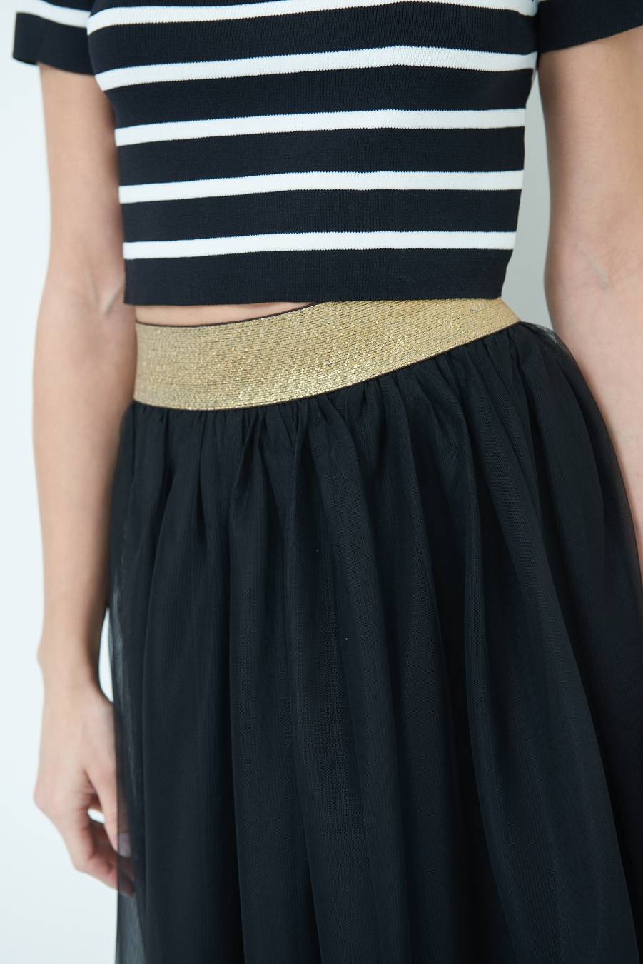 Kikisix GONNA TULLE NERO Promozione