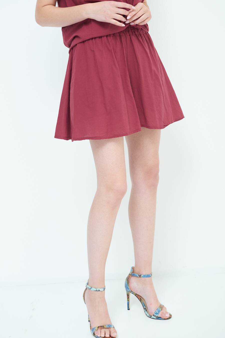 Kikisix SHORTS CON TASCHE ROSSO INDIA Offerta temporanea