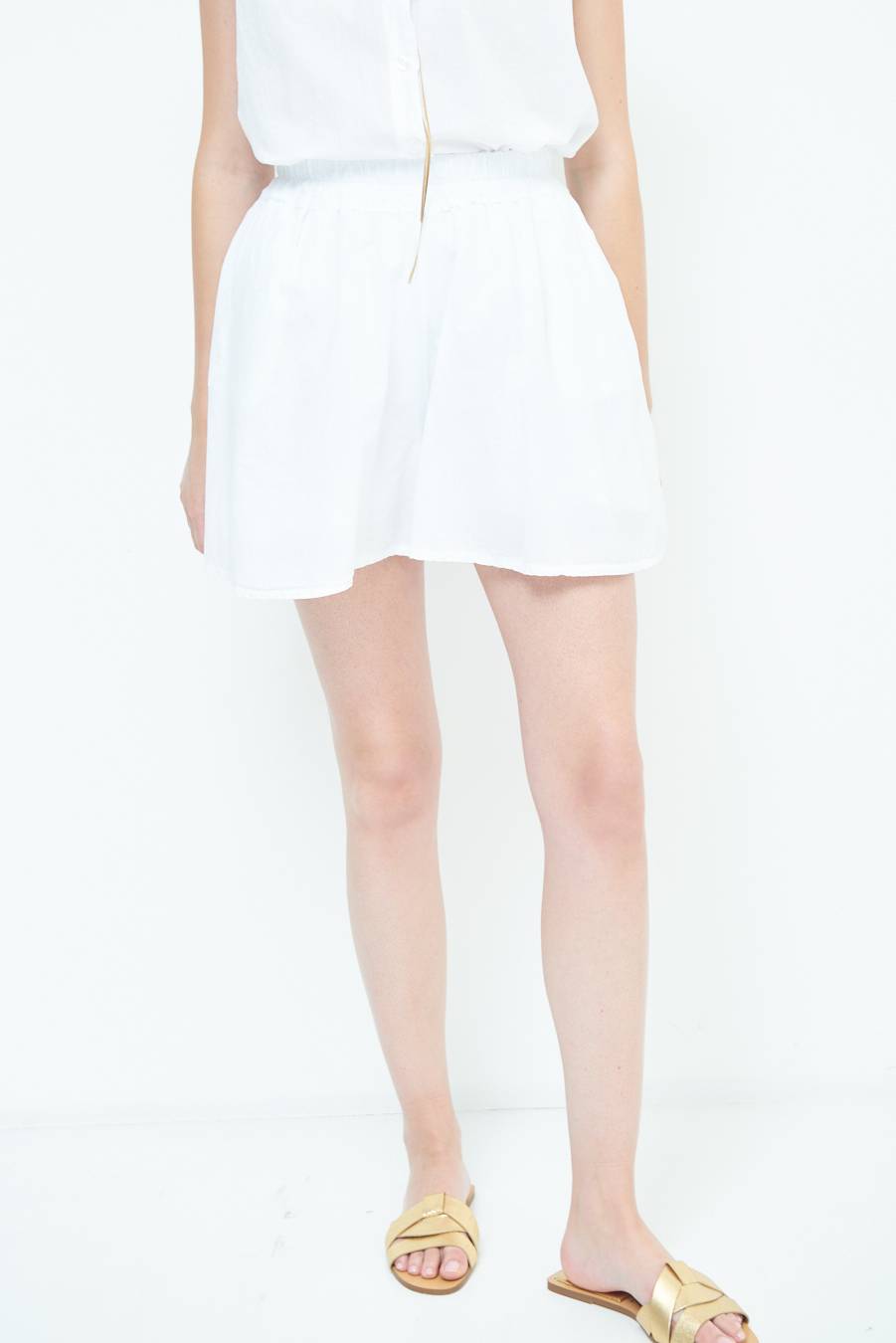 Kikisix SHORTS CON TASCHE BIANCO Lightning offer