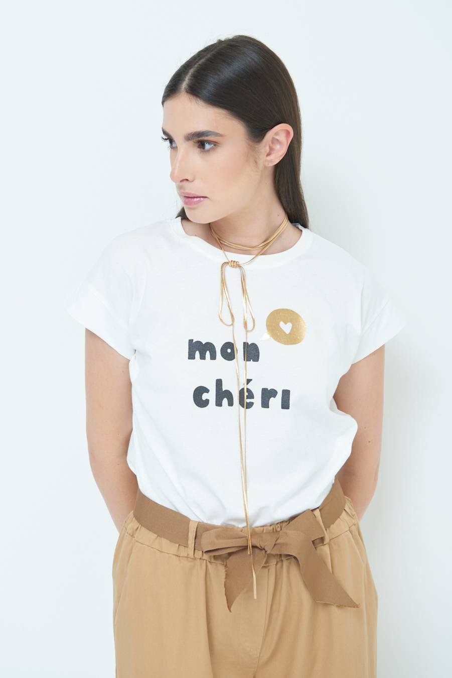 Kikisix T-SHIRT "MON CHERI" PANNA Bestseller