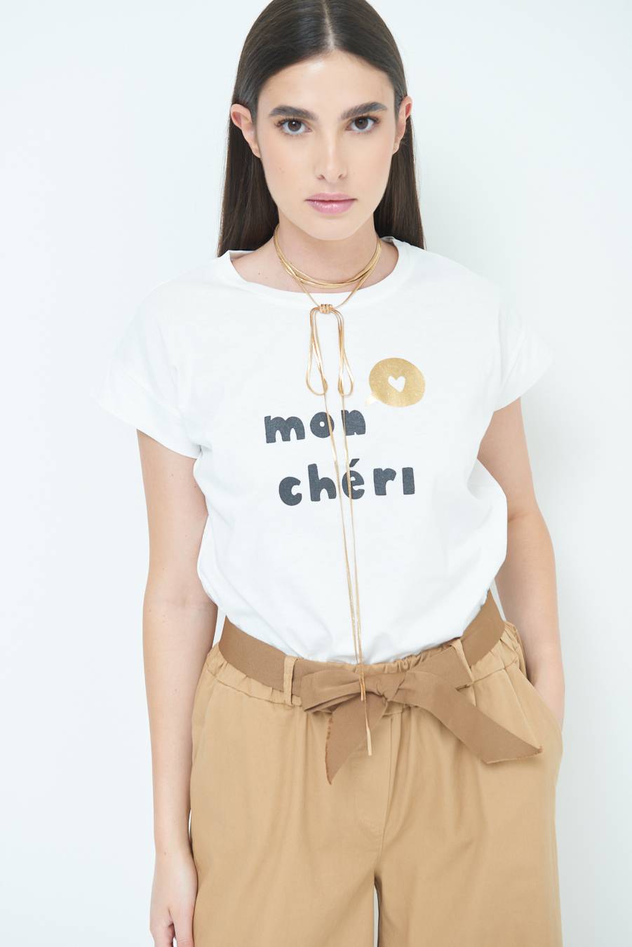 Kikisix T-SHIRT "MON CHERI" PANNA Bestseller