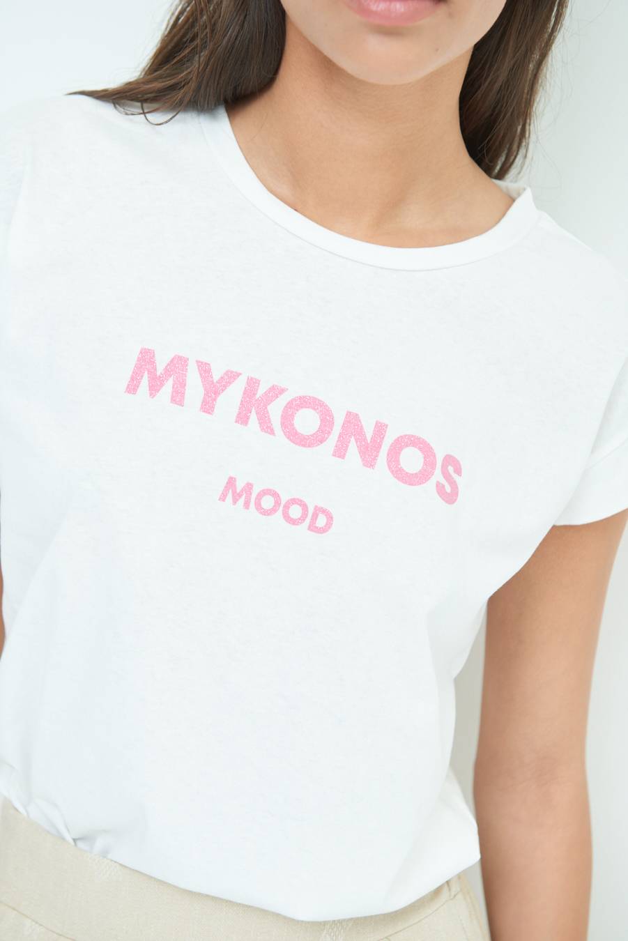 Kikisix T-SHIRT ''MYKONOS'' BUBBLE Ritorno libero