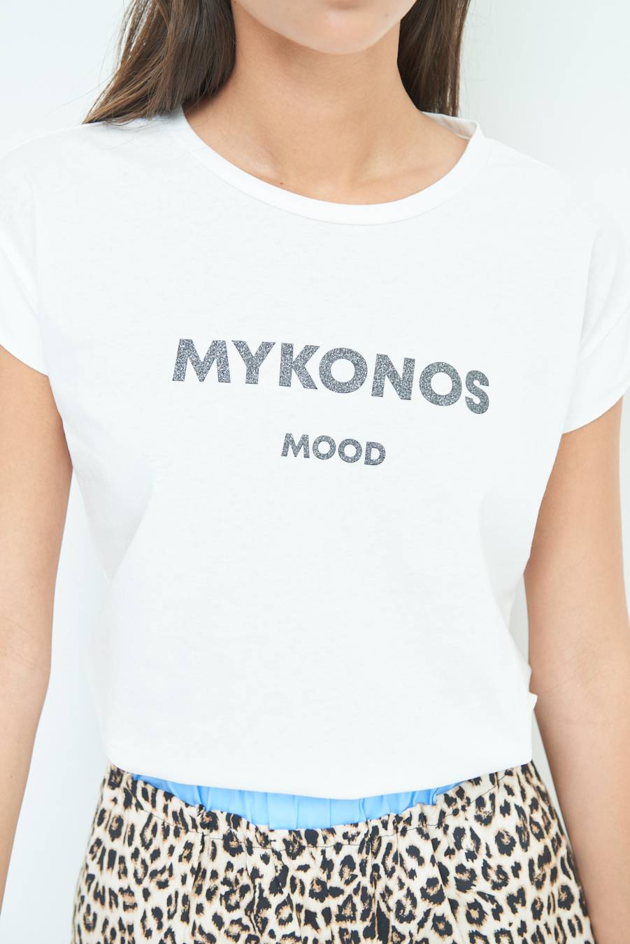 Kikisix T-SHIRT ''MYKONOS'' NERO Rilascio limitato