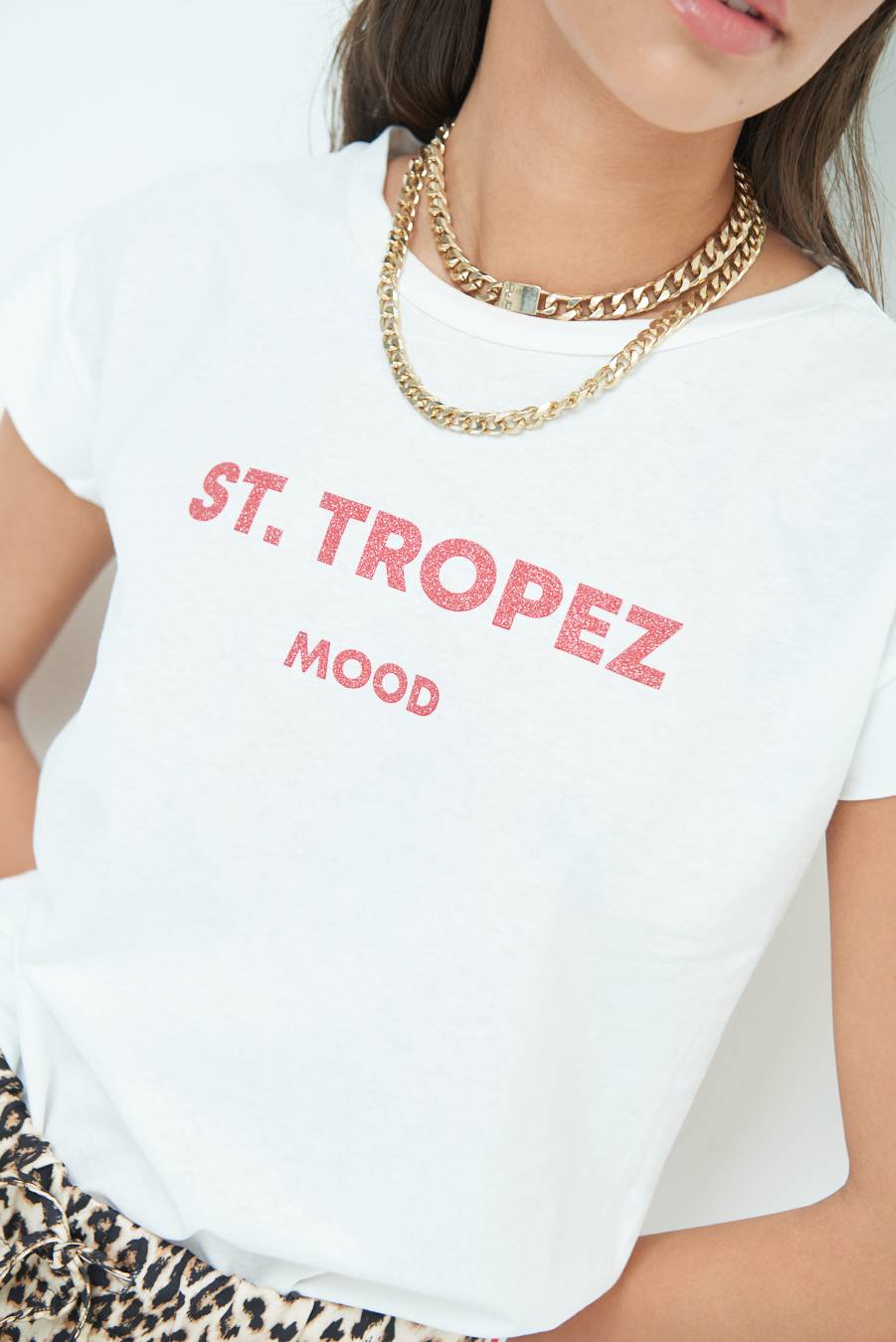 Kikisix T-SHIRT ''ST.TROPEZ'' ROSSO Ultimi tre giorni
