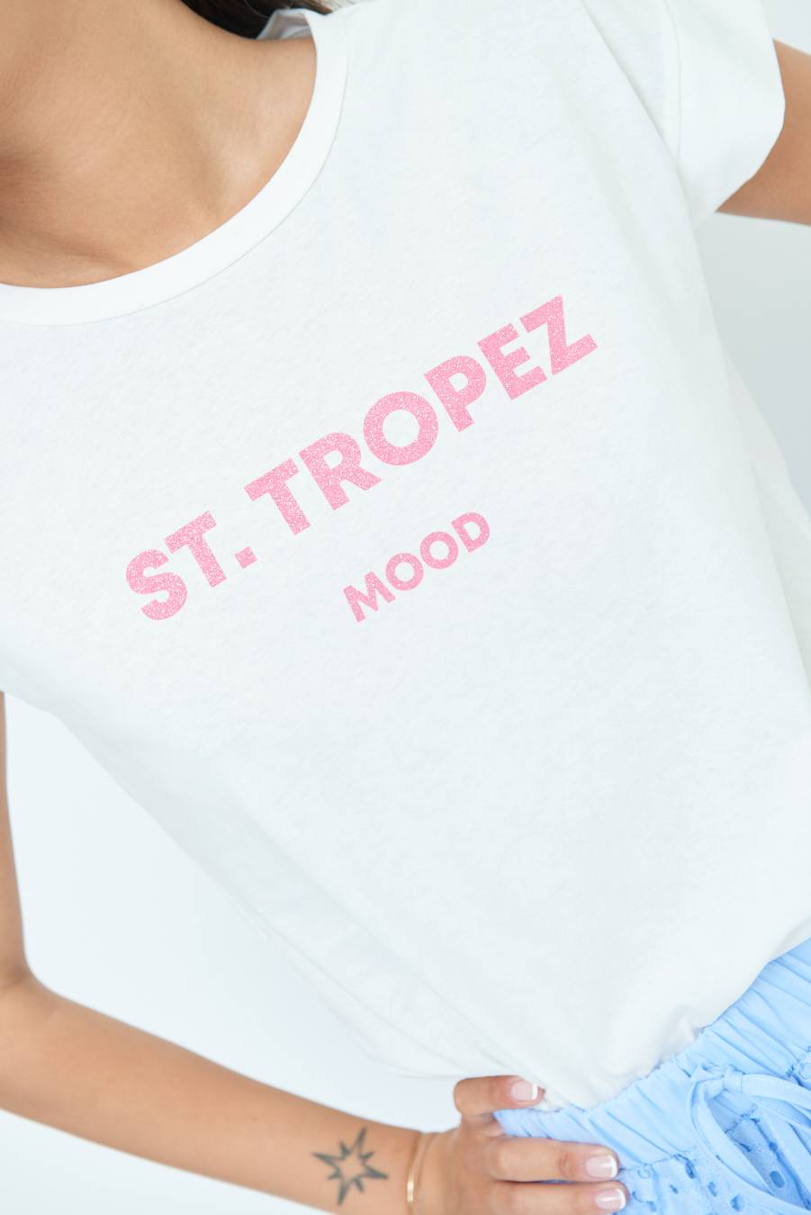Kikisix T-SHIRT ''ST.TROPEZ'' BUBBLE Latest stili