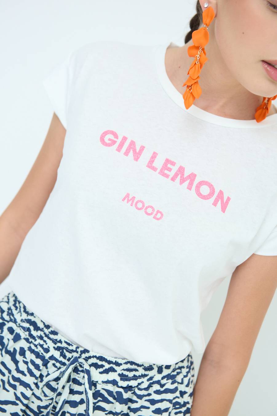 Kikisix T-SHIRT ''GIN LEMON'' BUBBLE Fino al 65% di sconto