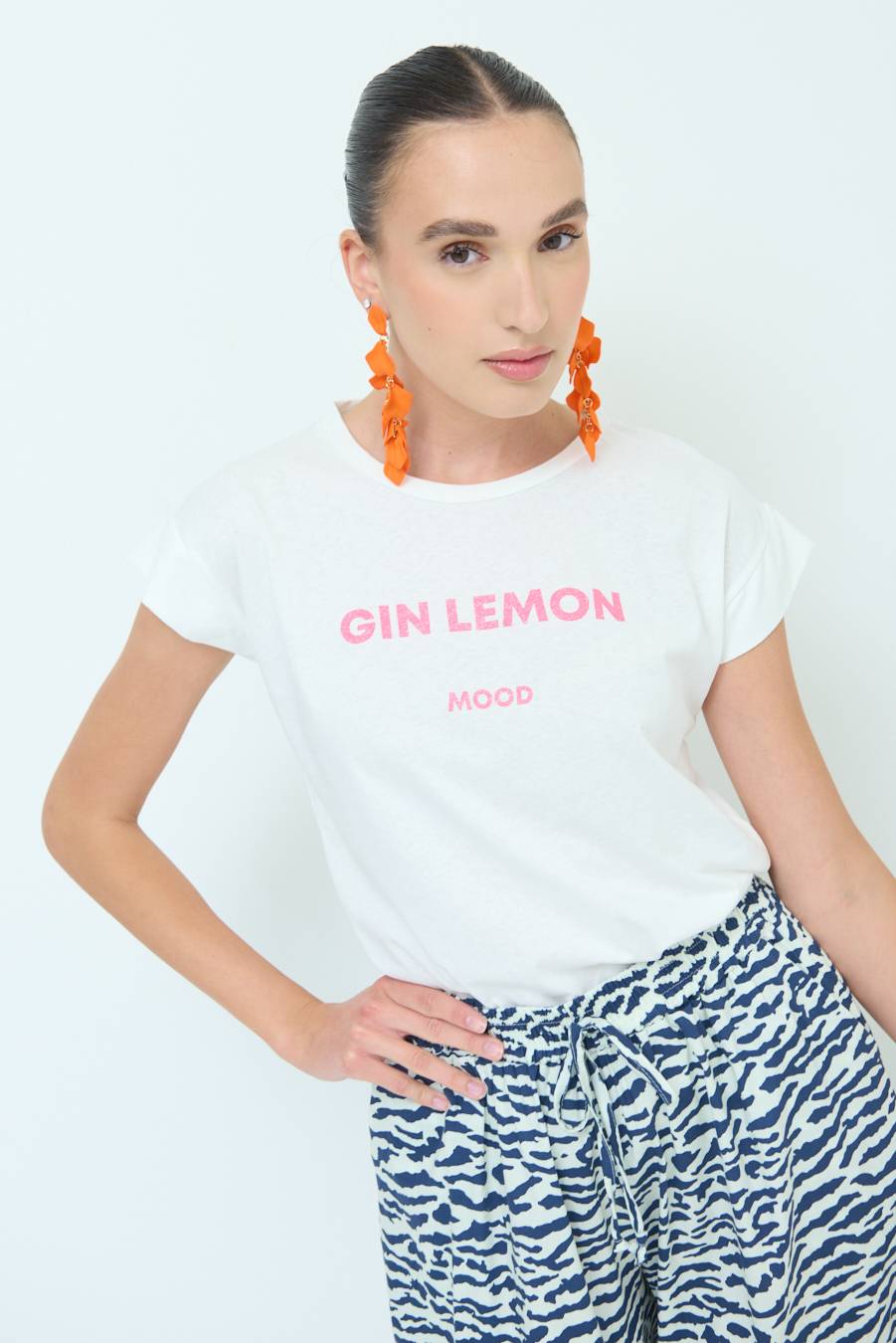 Kikisix T-SHIRT ''GIN LEMON'' BUBBLE Fino al 65% di sconto