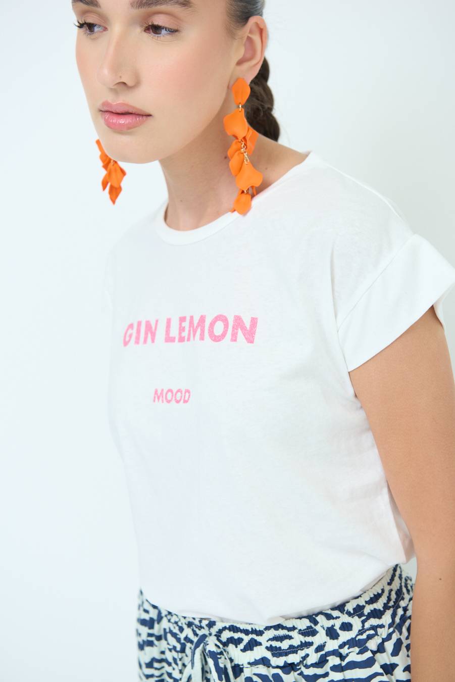 Kikisix T-SHIRT ''GIN LEMON'' BUBBLE Fino al 65% di sconto