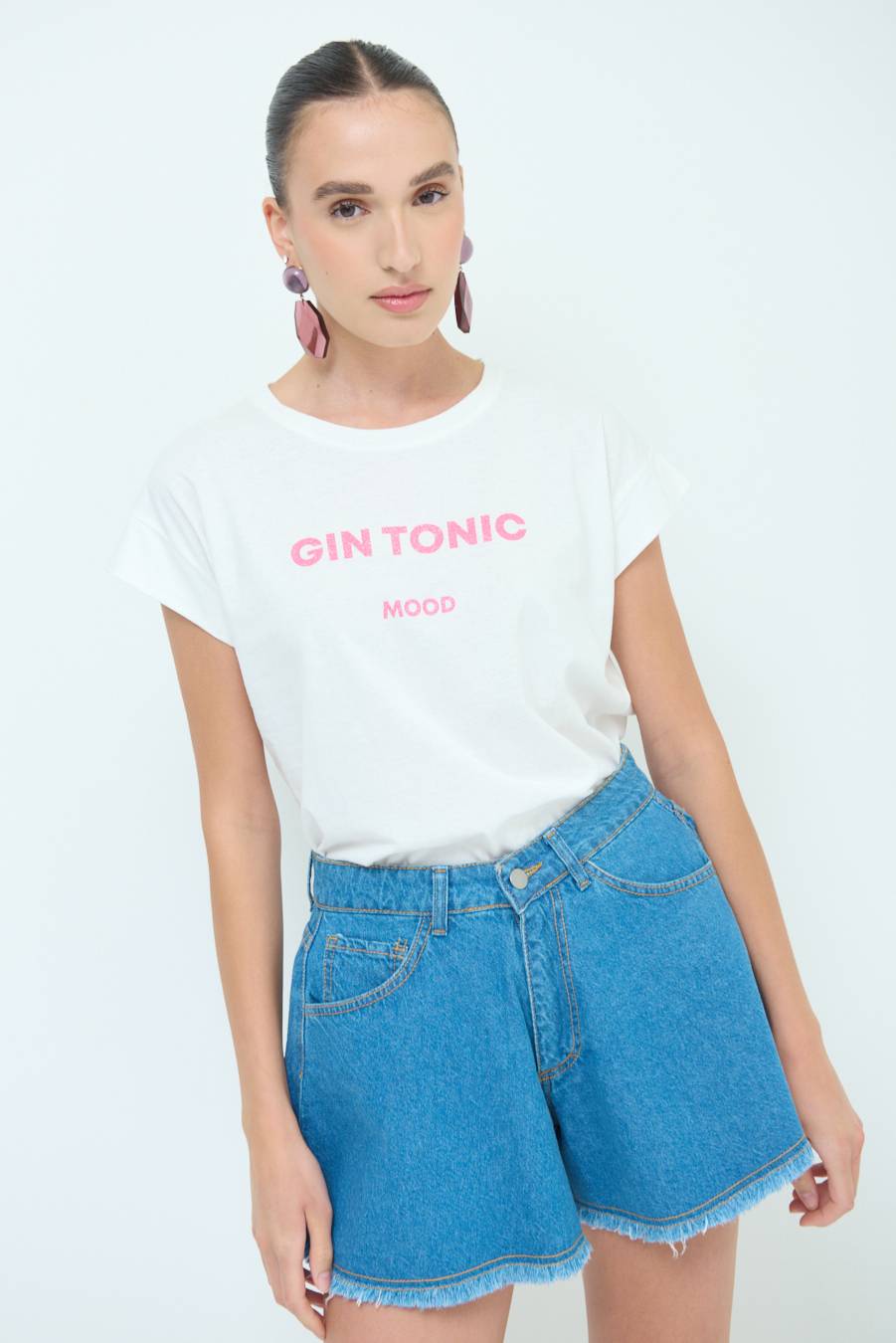 Kikisix T-SHIRT ''GIN TONIC'' BUBBLE Offerta speciale della fabbrica