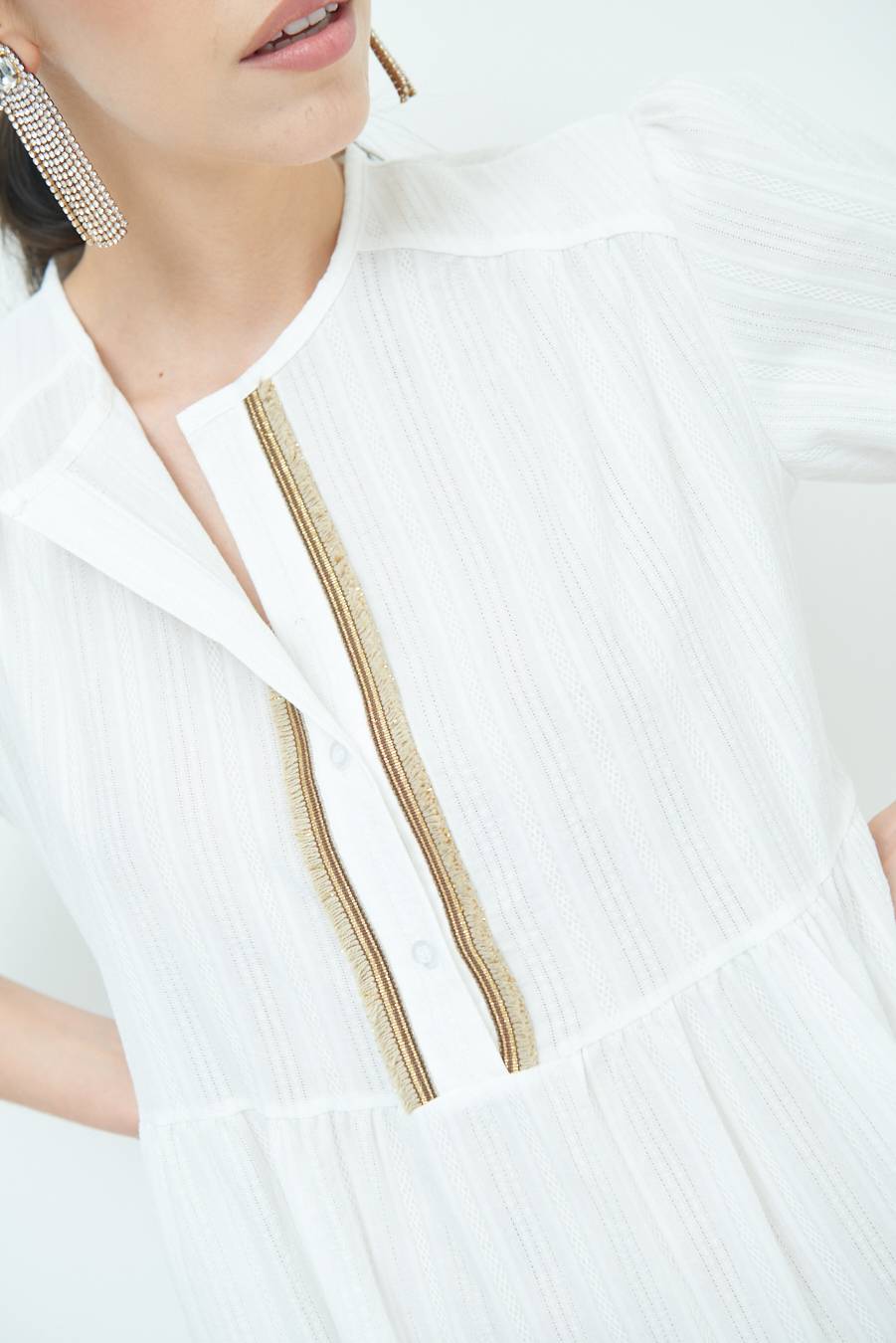 Kikisix ABITINO CON INSERTO ORO BIANCO Comprare a buon mercato