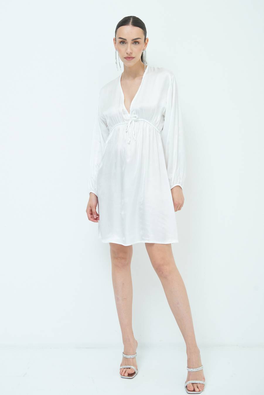 Kikisix ABITO COULICE RASO VISCOSA BIANCO Flash Sale