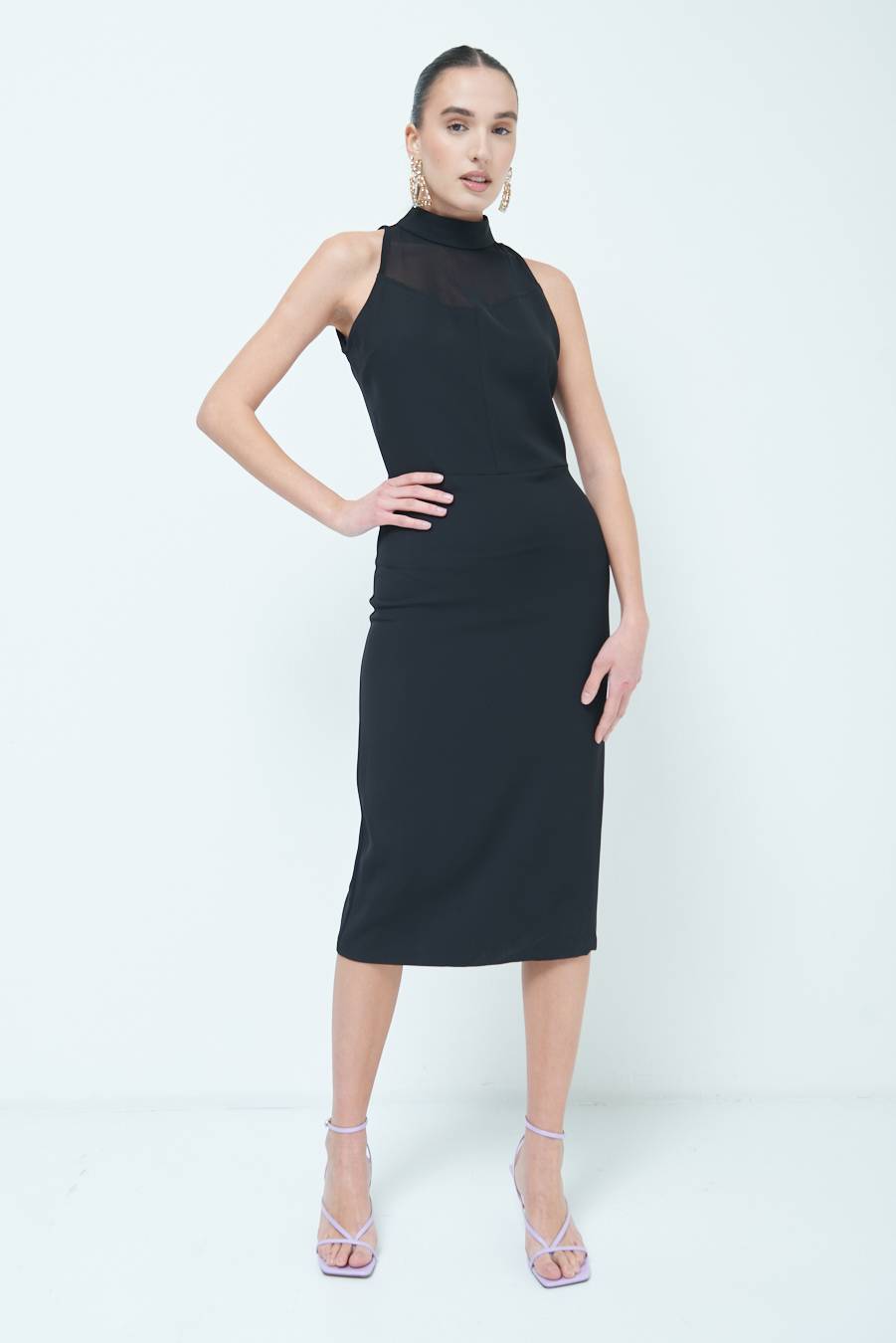 Kikisix VESTITO CADI+RETE NERO Offerta migliore