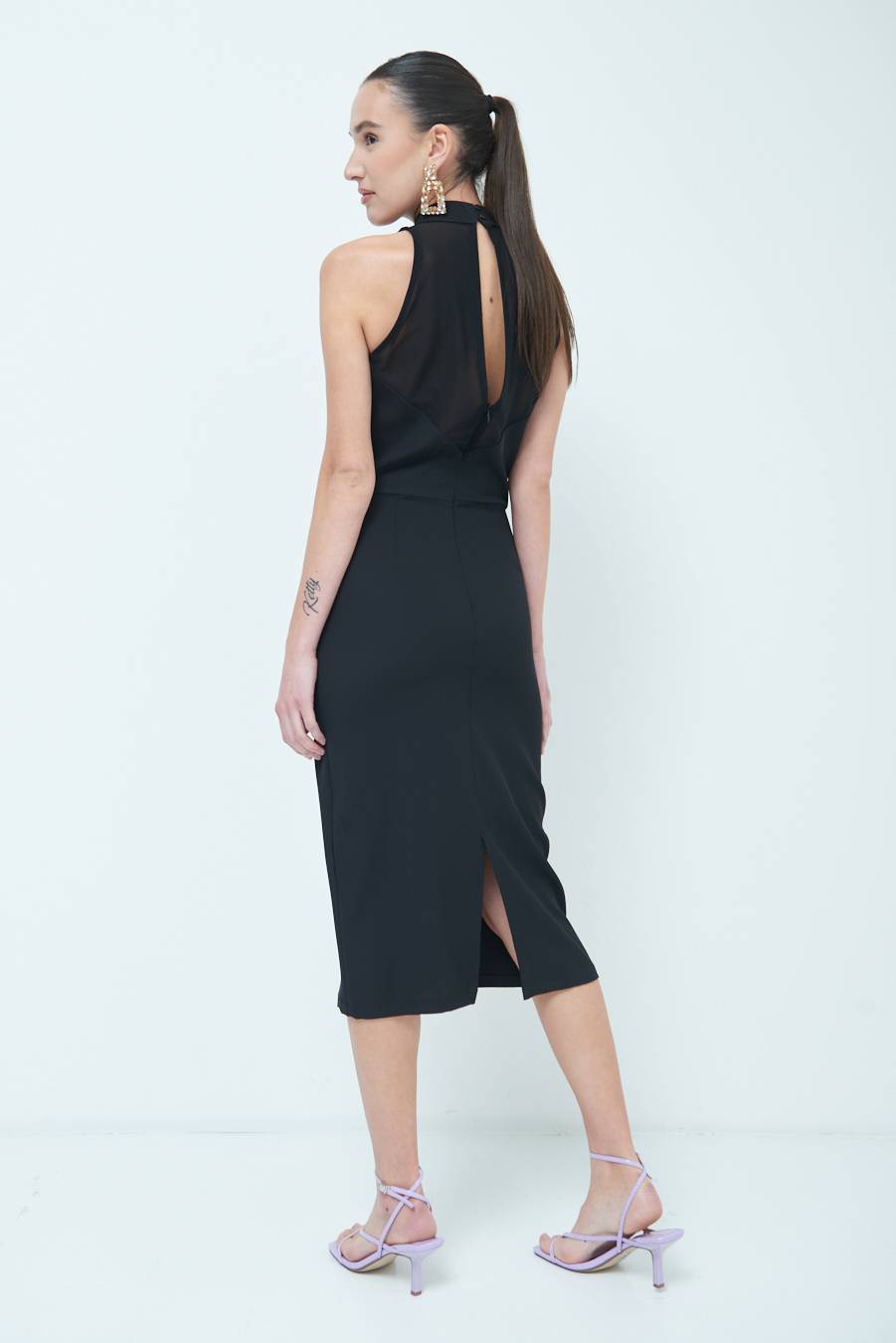 Kikisix VESTITO CADI+RETE NERO Offerta migliore