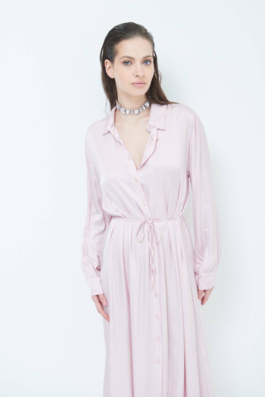 Kikisix ABITO RASO VISCOSA ROSA Lightning offer