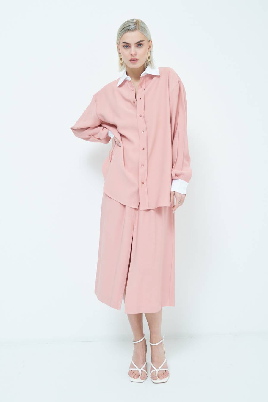 Kikisix CAMICIA COLLETTO B.CO CIPRIA Esporta salva