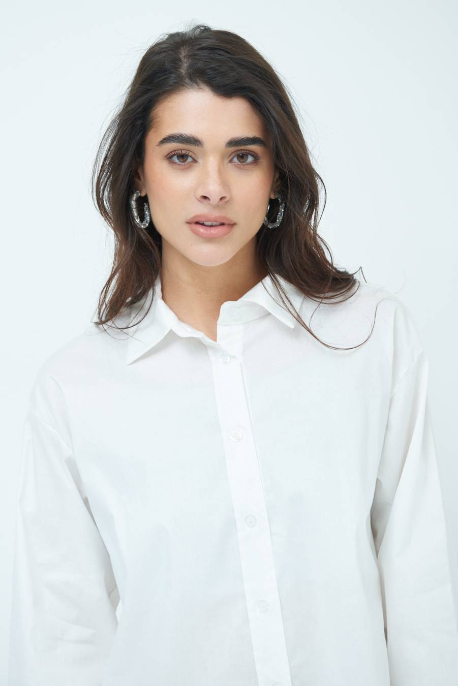 Kikisix CAMICIA MANICA AMPIA BIANCO In Linea