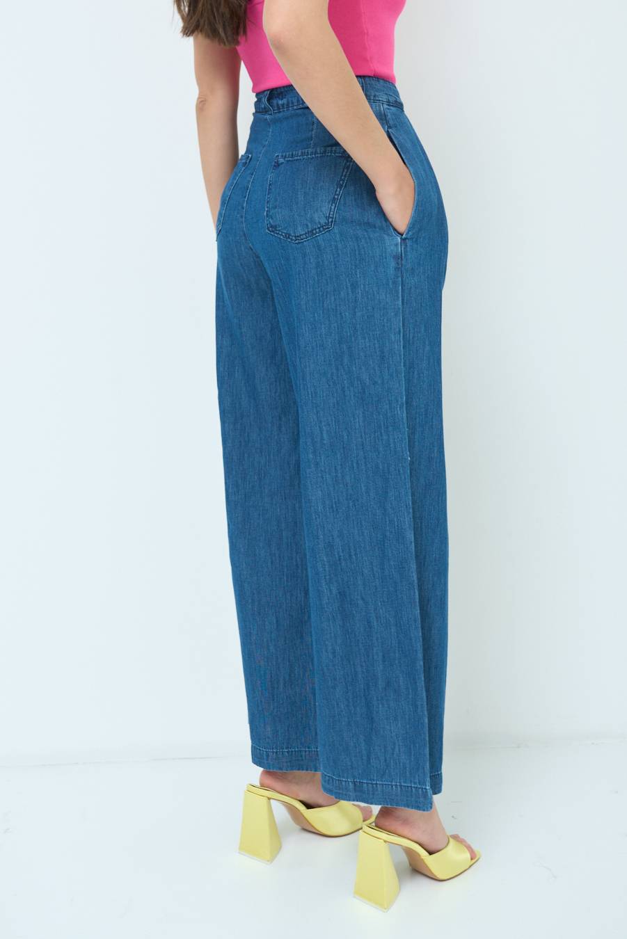 Kikisix PANTALONE CHAMBRAY PINCES JEANS Ultimi tre giorni