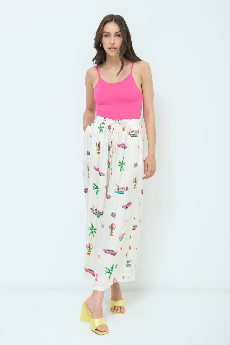 Kikisix PANTALONE PALAZZO PANNA Latest stili