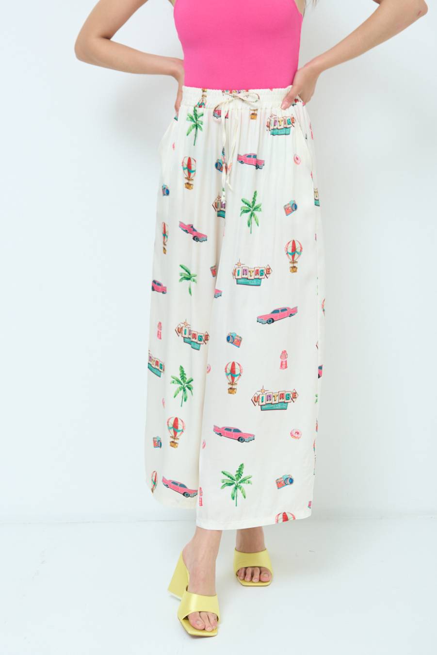 Kikisix PANTALONE PALAZZO PANNA Latest stili