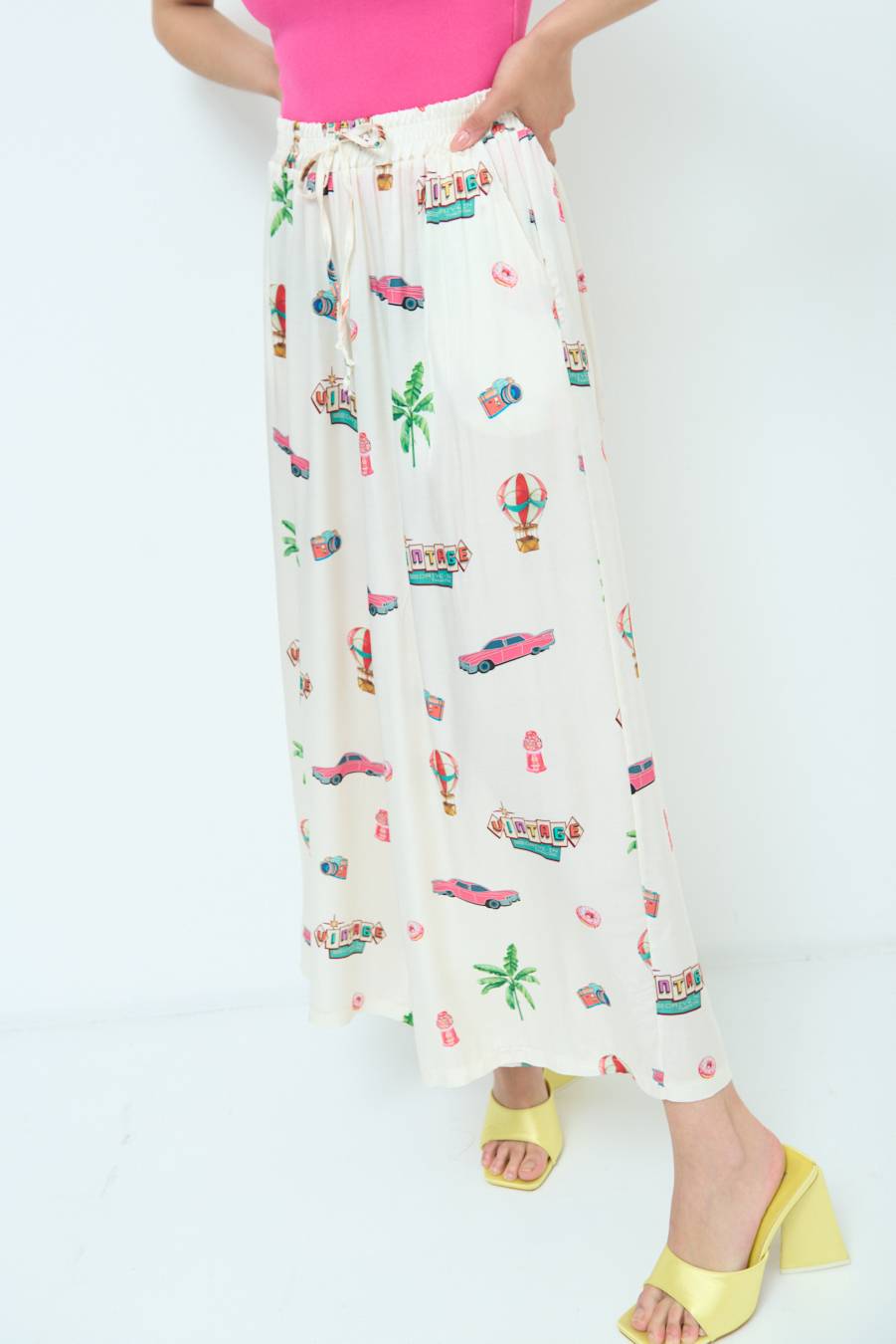 Kikisix PANTALONE PALAZZO PANNA Latest stili